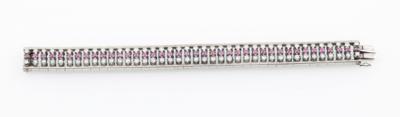 Achtkantdiamant Rubin Armband - Exkluzivní diamanty a drahokamy
