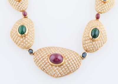 Brillant Farbstein Collier - Exclusive diamonds and gems