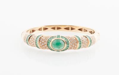 Brillant Smaragd Armreif - Diamanti e pietre preziose esclusivi