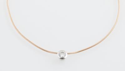 Brillantsolitär Collier ca. 0,74 ct - Diamanti e pietre preziose esclusivi