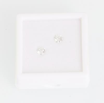 2 lose Brillanten zus.0,96 ct G-H/vsi - Diamonds Only