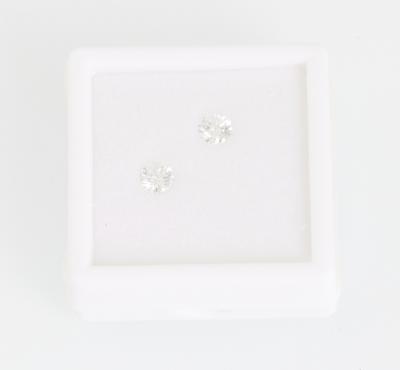 2 lose Brillanten zus.1,04 ct I-H/vvs-vsi - Diamonds Only