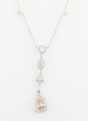 Diamantcollier zus. ca.5,20 ct - Diamonds Only