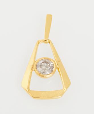 Light Greyish Yellowish Brown Diamantanhänger ca. 2,31 ct - Diamonds Only