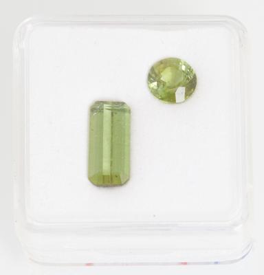 2 lose Turmaline zus.5,90 ct - Exklusive Farbsteine