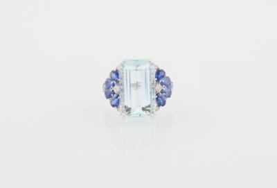 Aquamarin Saphir Ring - Gioielli scelti