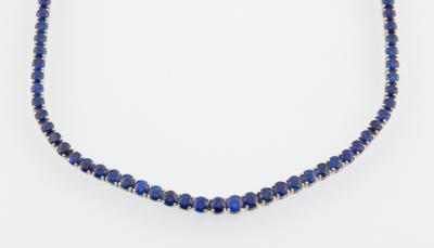 Saphircollier zus. ca. 18 ct - Exquisite jewellery
