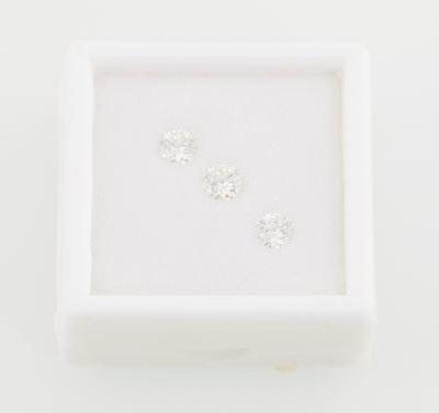 3 lose Brillanten zus.1,53 ct G-I/vvsi-si - Diamonds Only