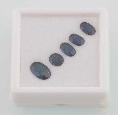 5 lose Saphire zus. 4,79 ct - Exquisite jewellery