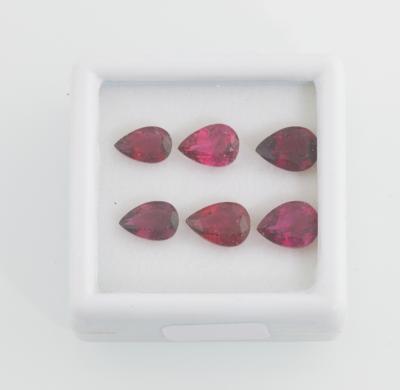 6 lose Turmaline zus. 11 ct - Exquisite jewellery