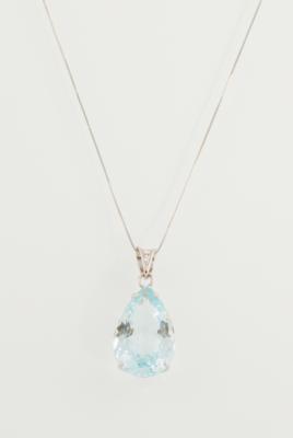 Aquamarin Anhänger ca. 11 ct - Exquisite jewellery