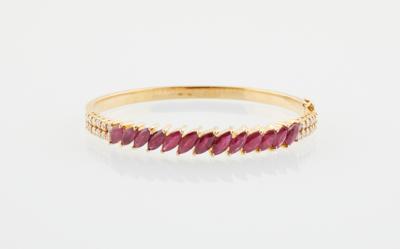 Brillant Rubin Armreif - Exquisite jewellery
