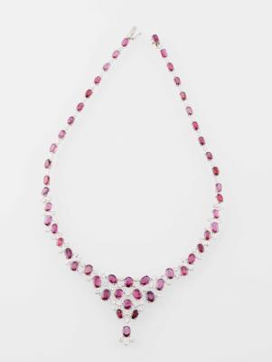 Brillant Rubin Collier - Exquisite jewellery