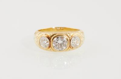 Altschliffbrillant Ring zus. ca. 2,60 ct - Diamonds Only