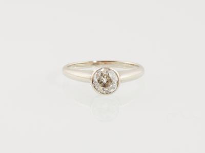 Altschliffdiamantsolitär Ring ca. 1,10 ct J-K/si - Diamonds Only