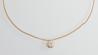 Brillantsolitär Collier 1,06 ct E-F/if-vvsi - Diamonds Only