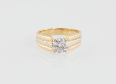 Brillantsolitär Ring ca. 1 ct G-H/p1 - Diamonds Only