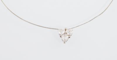 Diamantcollier Herz zus. ca. 1 ct - Diamonds Only