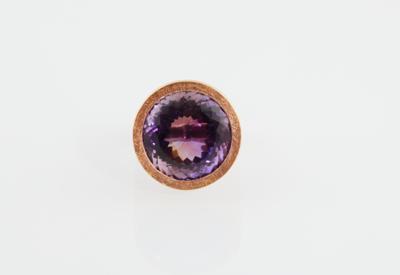 Designer Amethyst Ring ca. 20 ct - Exklusive Farbsteine