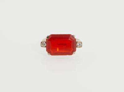 Feueropal Ring ca.5,80 ct - Exclusive Gemstones