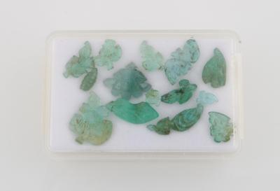 Lot lose geschnittene Smaragde zus.21,40 ct - Exclusive Gemstones