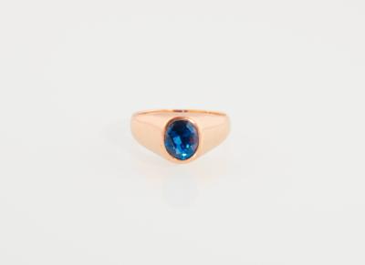 Ring mit unbehandeltem farbwechselnden Saphir ca. 2,50 ct - Gioielli scelti