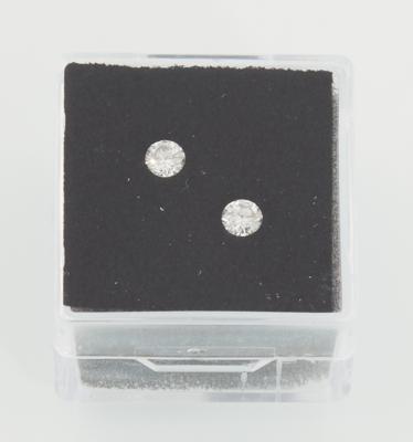 2 lose Brillanten zus. 0,38 ct - Diamonds only