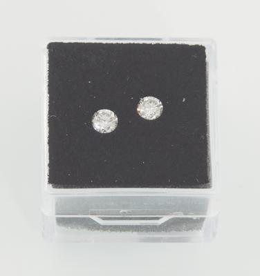 2 Lose Brillanten zus. 0,54 ct - Diamonds only