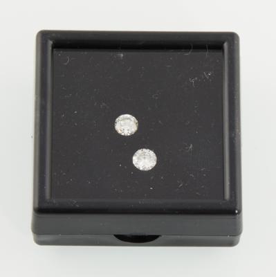 2 lose Brillanten zus. 0,78 ct L-O/si-p1 - Diamonds only