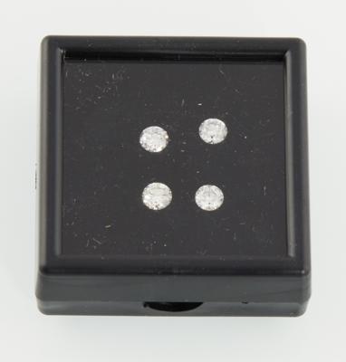 4 lose Brillanten zus.1,30 ct I-M/p1-p2 - Diamonds only