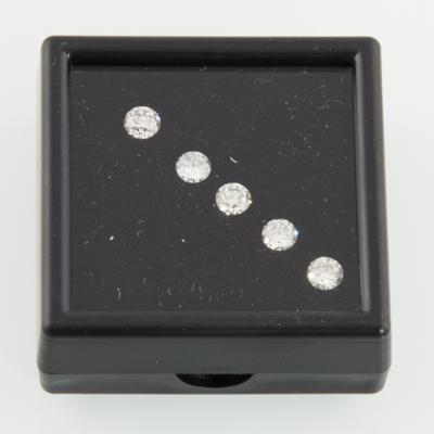 5 lose Brillanten zus.1,46 ct H-M/si-p2 - Diamonds only