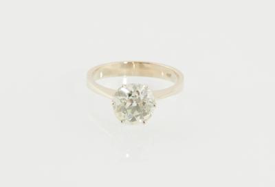 Altschliffbrillantsolitär Ring ca. 2,10 ct M-N/p1 - Diamonds only
