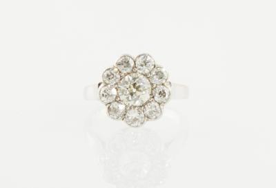 Altschliffdiamant Ring zus. ca. 2,20 ct - Diamonds only