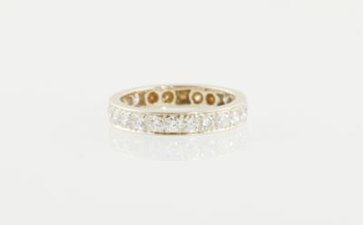 Brillant Memoryring zus. ca. 1,20 ct - Diamonds only