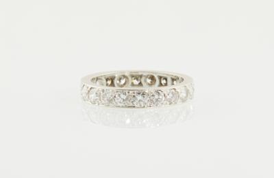 Brillant Memoryring zus. ca. 2 ct - Diamonds only