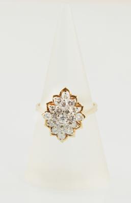 Brillantring zus. ca. 1,40 ct - Diamonds only