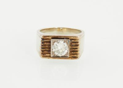 Brillantsolitär Ring ca. 1,25 ct I-J/si - Diamonds only