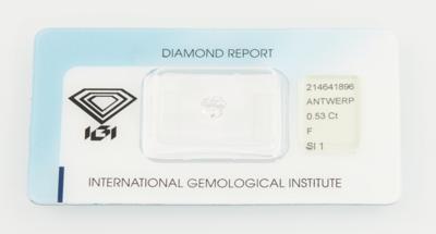 Loser Brillant 0,53 ct - Diamonds only