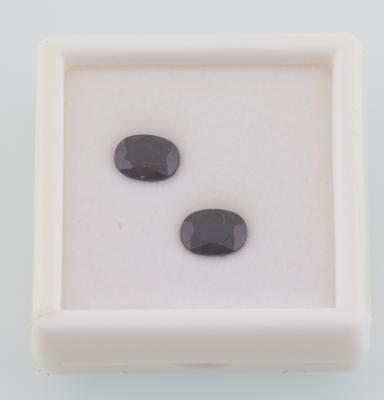 2 Saphire zus. 3,94 ct - Exklusive Farbsteine