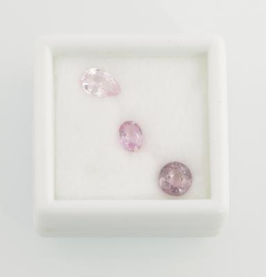 3 lose natürliche Spinelle zus. 4,25 ct - Gioielli scelti