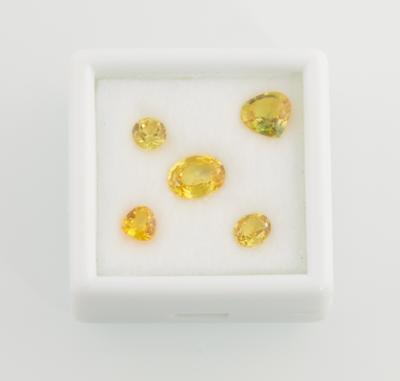 5 lose Saphire zus.5,74 ct - Exkluzivní šperky