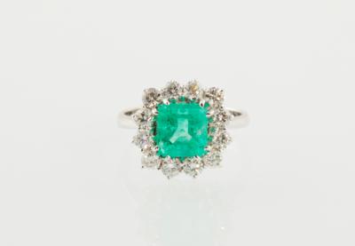 Brillant Smaragd Ring - Exclusive Gemstones