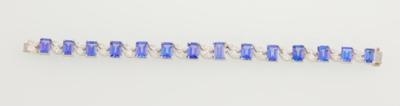 Diamant Tansanit Armband - Exclusive Gemstones