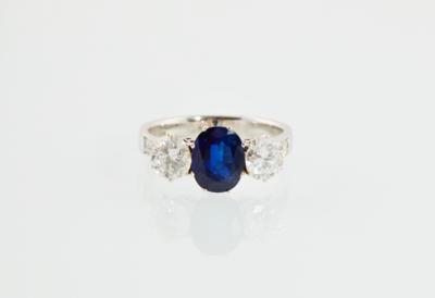 Saphir Ring ca. 1,70 ct - Exklusive Farbsteine