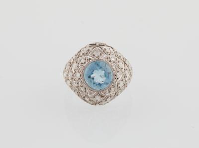 Diamant Aquamarin Ring - Gioielli scelti