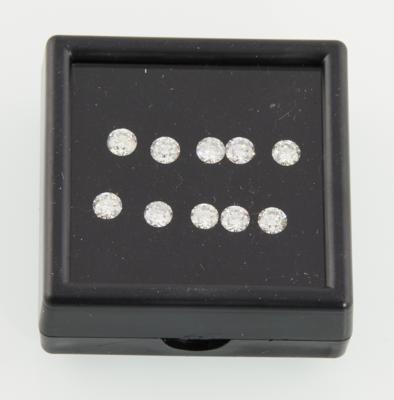 10 lose Brillanten zus.2,25 ct H-M/si-p2 - Diamonds Only