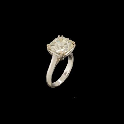 Altschliffdiamantsolitär Ring 7,95 ct M-N/si1 - Diamonds Only