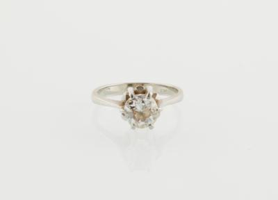 Altschliffdiamantsolitär Ring ca. 1,30 ct, I-J/SI - Diamonds Only