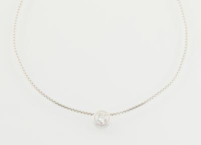 Brillant Solitär Collier ca. 1,30 ct G-H/VVS - Diamonds Only