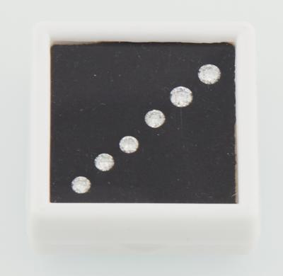 6 lose Brillanten zus.1,08 ct H-J/vsi-p1 - Diamonds only